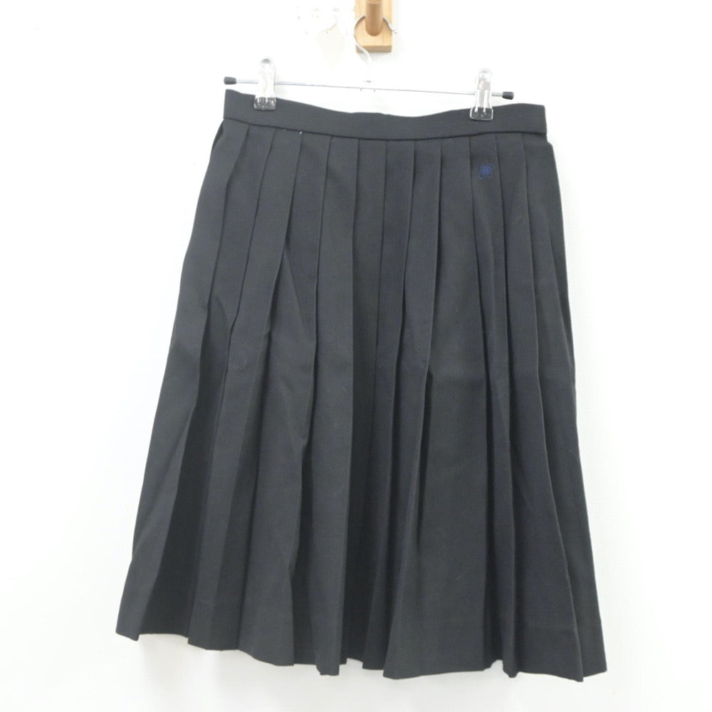 【中古】千葉県 成東高等学校 女子制服 3点（ニット・スカート）sf022565