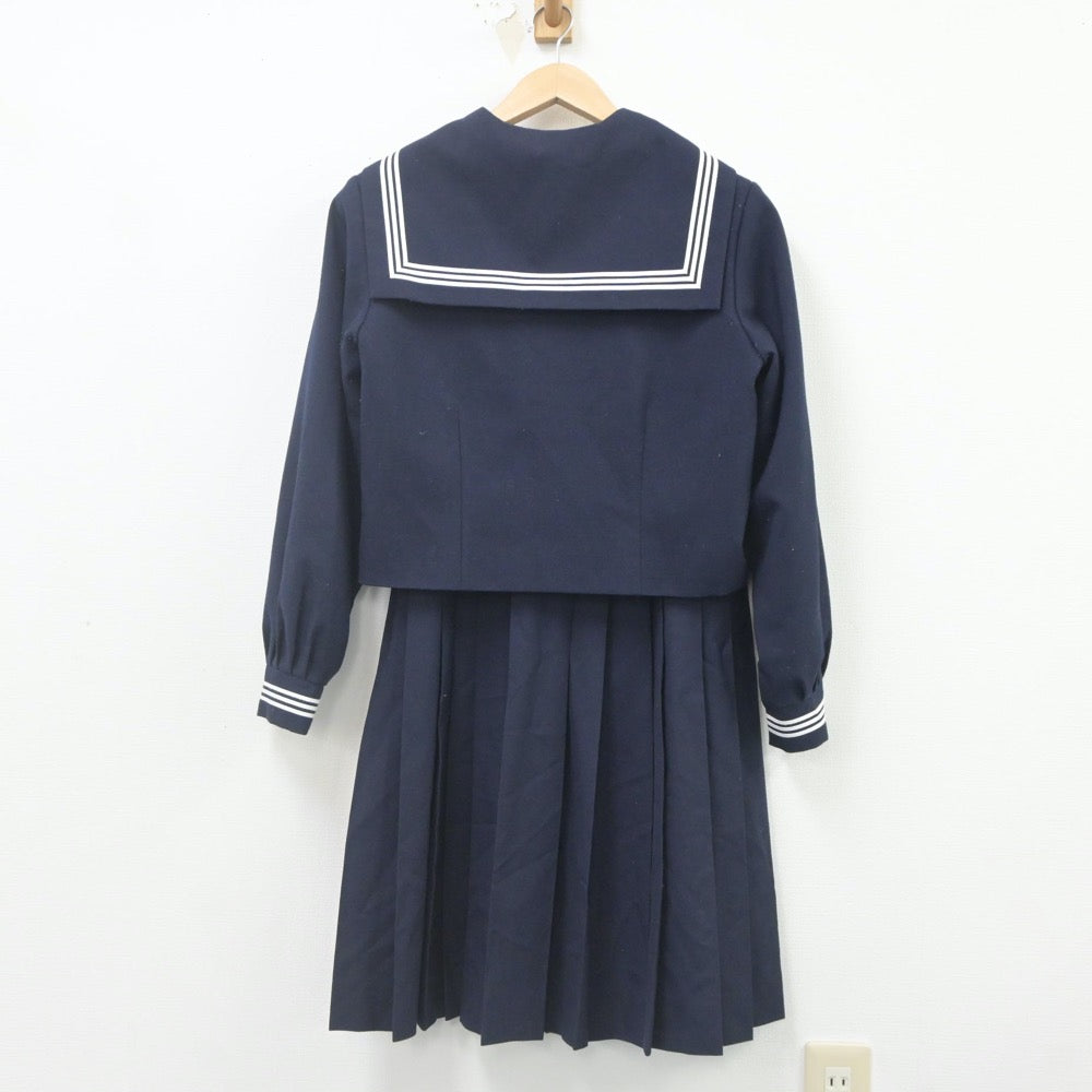 【中古】東京都 文京区立第十中学校 女子制服 3点（セーラー服・スカート）sf022573