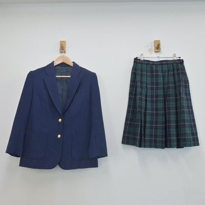 【中古】大阪府 金光大阪高等学校 女子制服 3点（ブレザー・スカート）sf022598