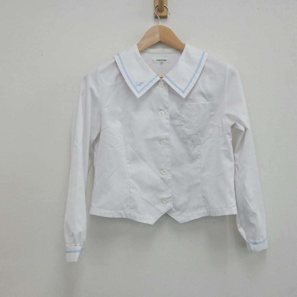 【中古】静岡県 浜名高等学校 女子制服 2点（シャツ・スカート）sf022606