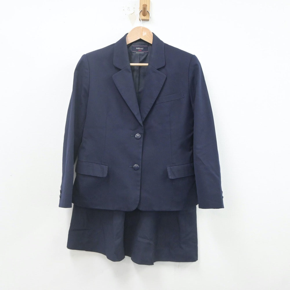 【中古】埼玉県 熊谷女子高等学校 女子制服 4点（ブレザー・ジャンパースカート・スカート）sf022607