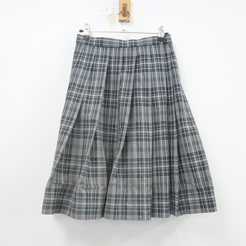 【中古】東京都 日野高等学校 女子制服 3点（スカート）sf022608