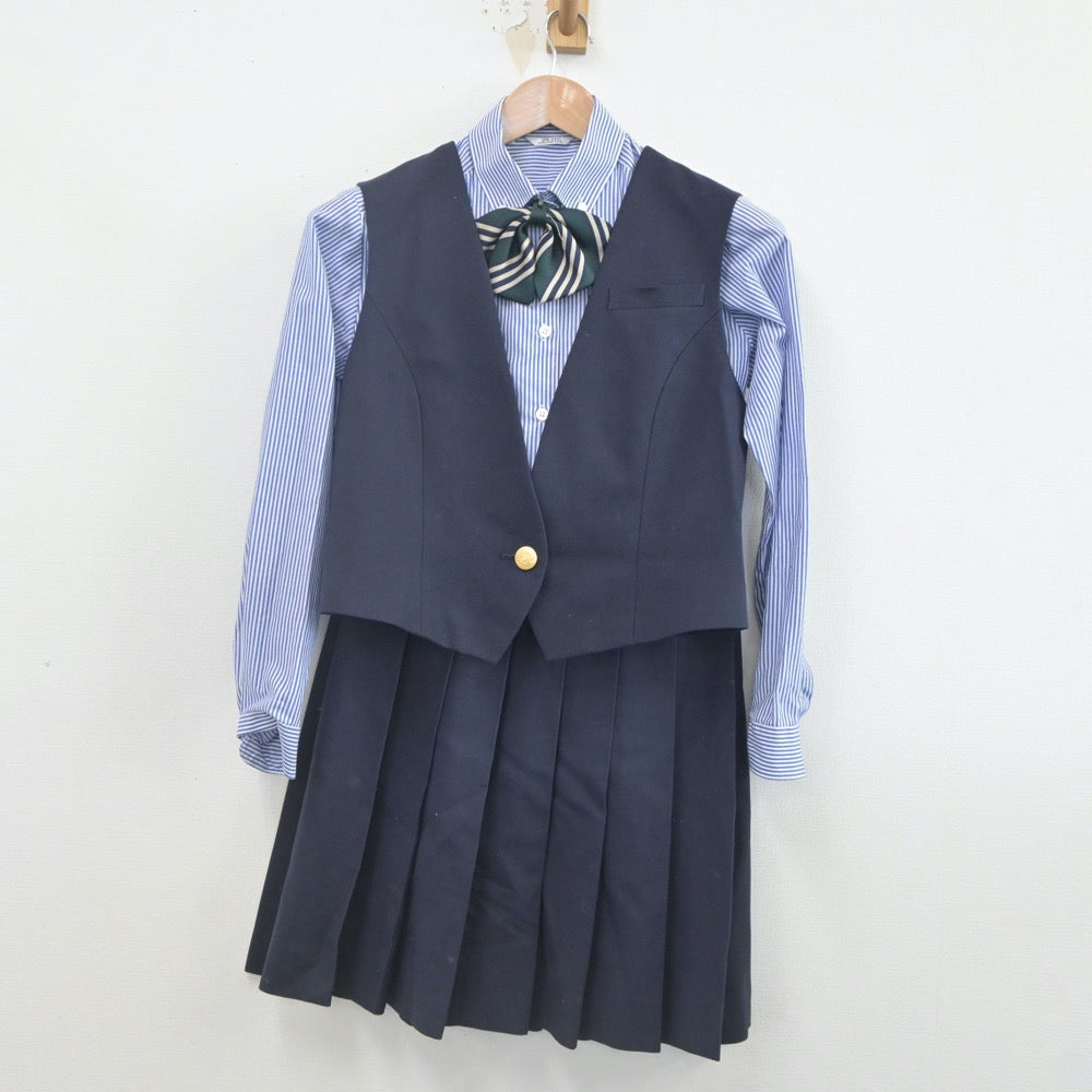 中古制服】青森県 青森商業高等学校 女子制服 5点（ブレザー・ベスト・シャツ・スカート）sf022612【リサイクル学生服】 | 中古制服通販パレイド