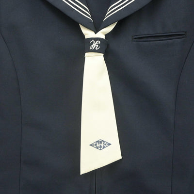 【中古】秋田県 勝平中学校 女子制服 3点（セーラー服・スカート）sf022624