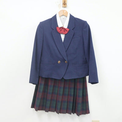 【中古】秋田県 勝平中学校 女子制服 5点（ブレザー・シャツ・スカート）sf022626