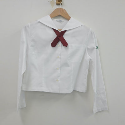 【中古】秋田県 勝平中学校 女子制服 3点（ニット・セーラー服）sf022627