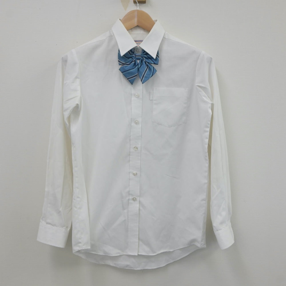 【中古】埼玉県 栄北高等学校 女子制服 4点（ニット・シャツ・スカート）sf022631