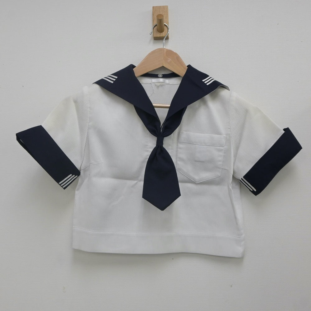 【中古】東京都 川村高等学校 女子制服 5点（セーラー服・セーラー服）sf022652