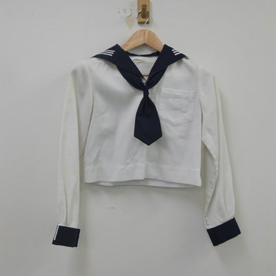 【中古】東京都 川村高等学校 女子制服 5点（セーラー服・セーラー服）sf022652