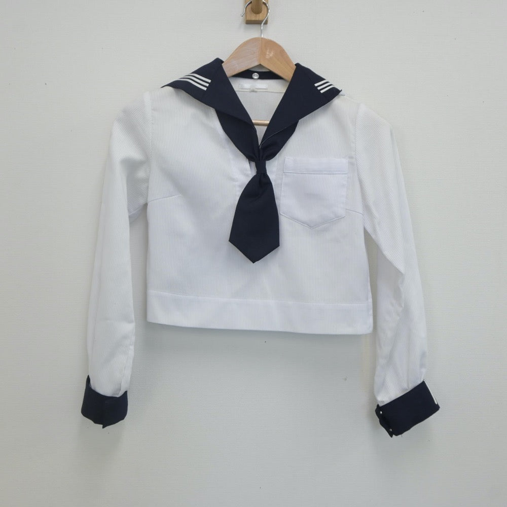 【中古】東京都 川村高等学校 女子制服 3点（セーラー服・セーラー服）sf022653