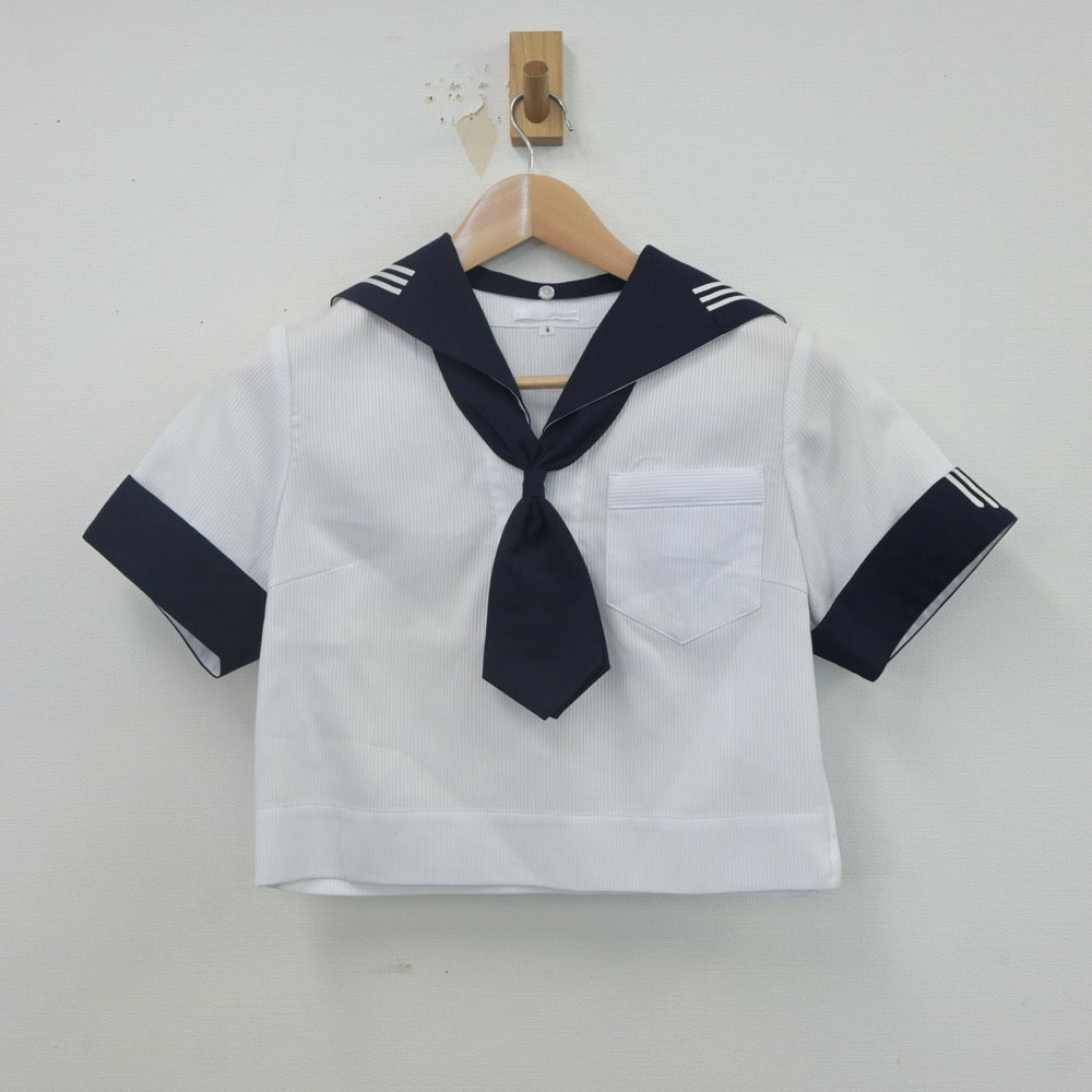 【中古】東京都 川村高等学校 女子制服 3点（セーラー服・セーラー服）sf022653