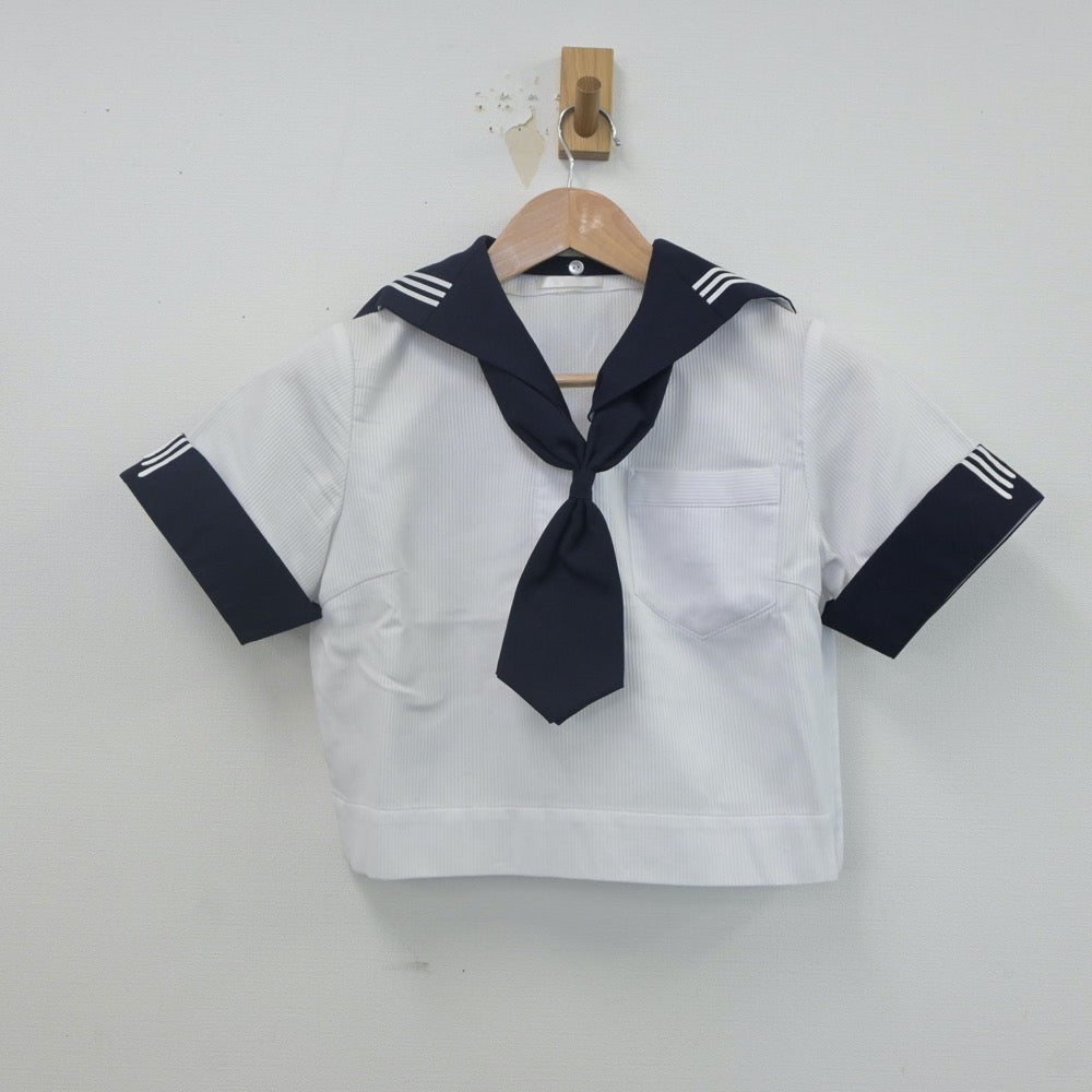 【中古】東京都 川村高等学校 女子制服 4点（セーラー服・セーラー服）sf022655