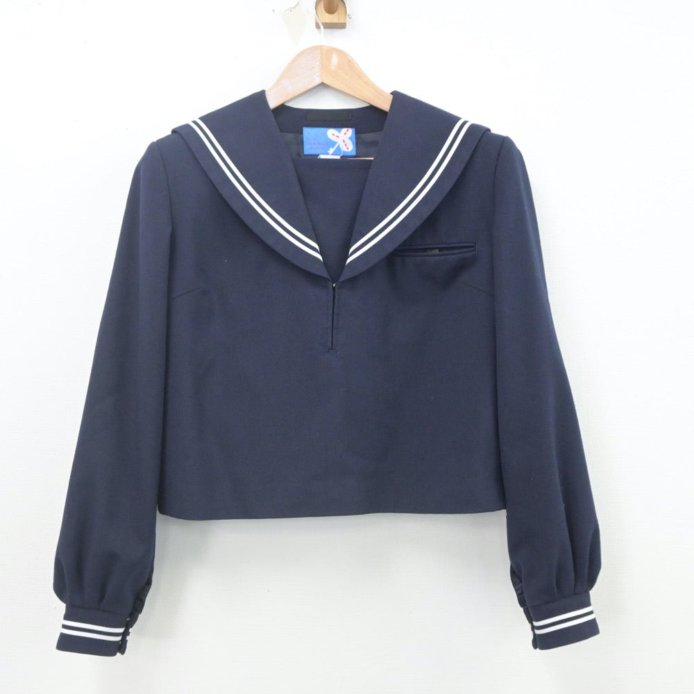 【中古】秋田県 花輪高等学校 女子制服 1点（セーラー服）sf022663