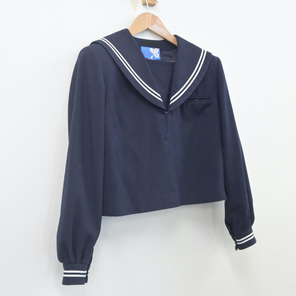 【中古】秋田県 花輪高等学校 女子制服 1点（セーラー服）sf022663