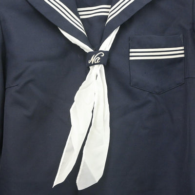 【中古】静岡県 浜松市立開成中学校 女子制服 3点（セーラー服・スカート）sf022667