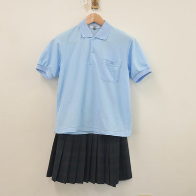 【中古】秋田県 十和田高等学校 女子制服 3点（シャツ・ベスト・スカート）sf022670