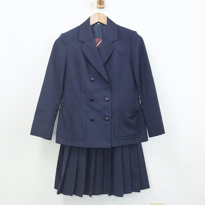 【中古】兵庫県 笹原中学校 女子制服 3点（ブレザー・スカート）sf022685