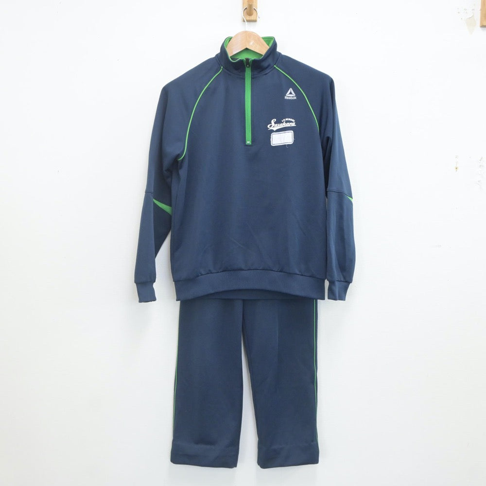 【中古】兵庫県 笹原中学校 女子制服 2点（ジャージ 上・ジャージ 下）sf022687