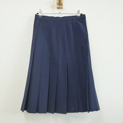 【中古】神奈川県 相模女子大学中学部 女子制服 3点（セーラー服・スカート）sf022697