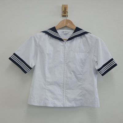 【中古】神奈川県 相模女子大学中学部 女子制服 2点（セーラー服）sf022698