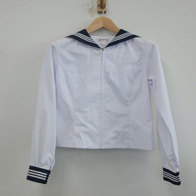 【中古】神奈川県 相模女子大学中学部 女子制服 2点（セーラー服）sf022699