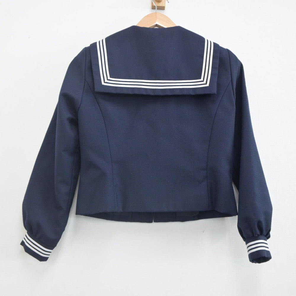 【中古】神奈川県 相模女子大学中学部 女子制服 2点（セーラー服）sf022700