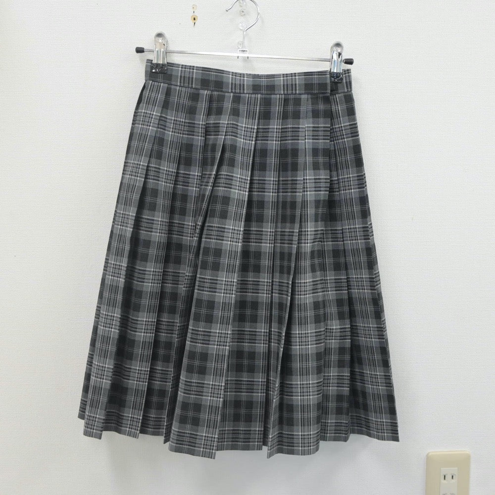 【中古】秋田県 明桜高等学校 女子制服 2点（シャツ・スカート）sf022724