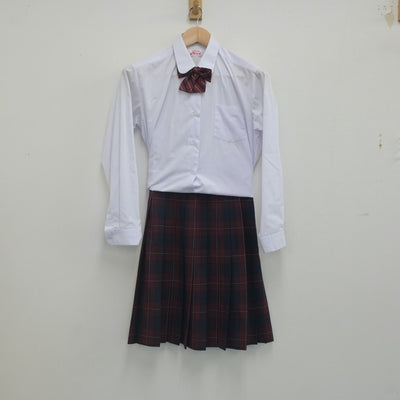 【中古】秋田県 城南中学校 女子制服 4点（ブレザー・シャツ・スカート）sf022726