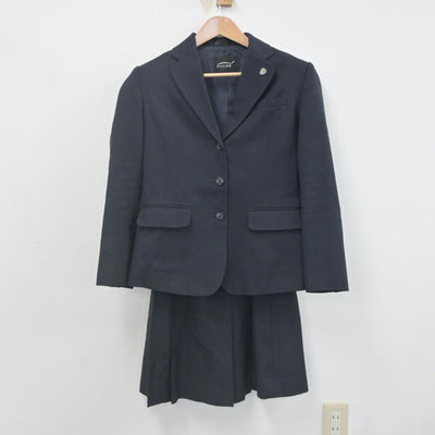 【中古】宮城県 聖ウルスラ学院英智高等学校 女子制服 4点（ブレザー・スカート）sf022737