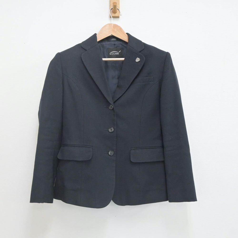 【中古】宮城県 聖ウルスラ学院英智高等学校 女子制服 4点（ブレザー・スカート）sf022737