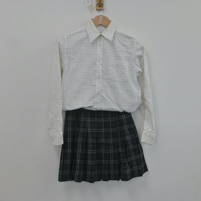 【中古】福島県 石川高等学校 女子制服 4点（ブレザー・シャツ・スカート）sf022744