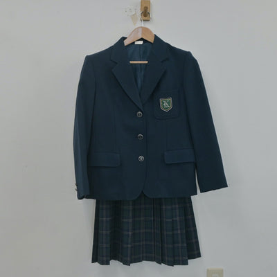 【中古】大阪府 大阪薫英女学院中学校 女子制服 2点（ブレザー・スカート）sf022746