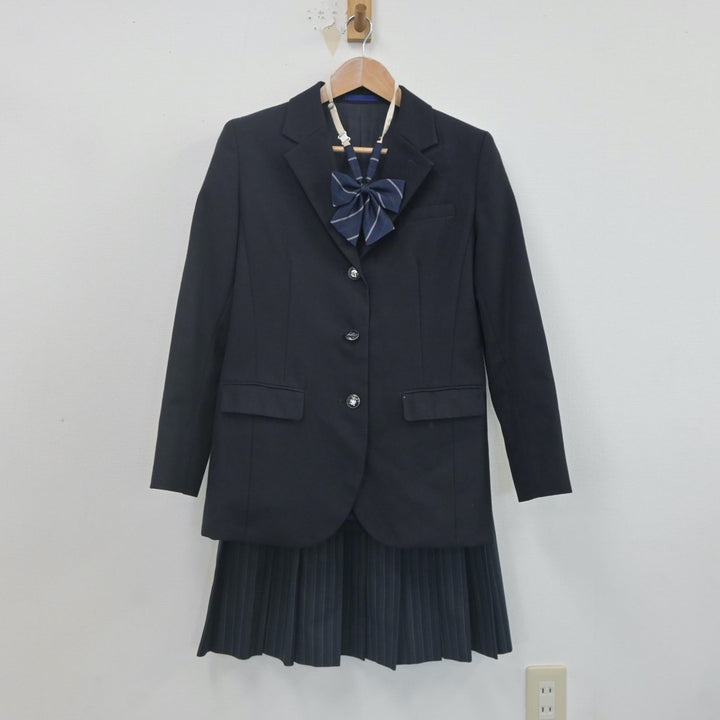 【中古】大阪府 大阪薫英女学院高等学校 女子制服 4点（ブレザー・スカート）sf022747