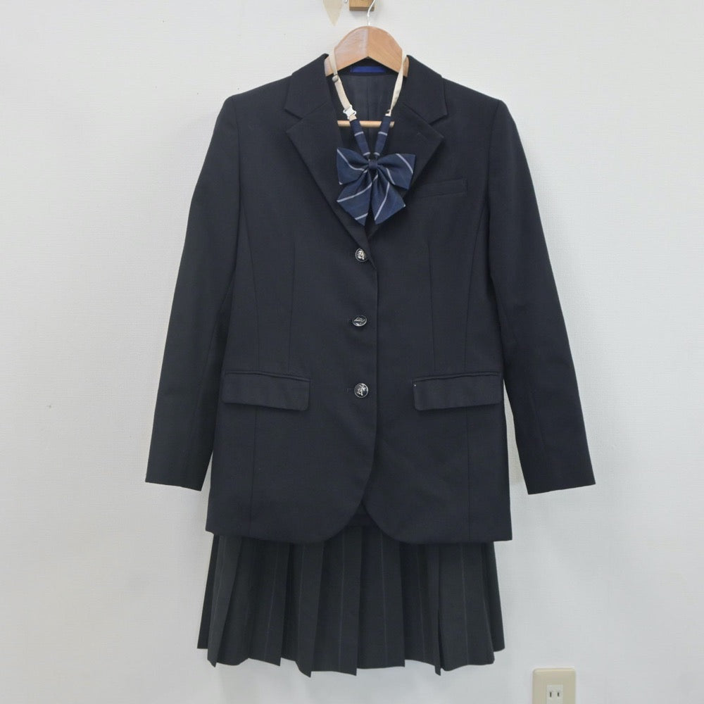 【中古】大阪府 大阪薫英女学院高等学校 女子制服 4点（ブレザー・スカート）sf022747