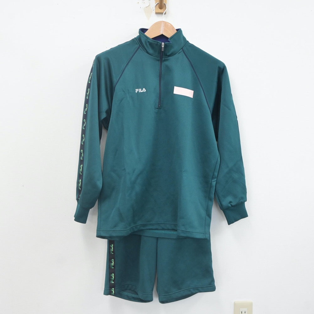 【中古】大阪府 大阪薫英女学院高等学校 女子制服 3点（ジャージ 上・ジャージ 下・体操服 下）sf022749