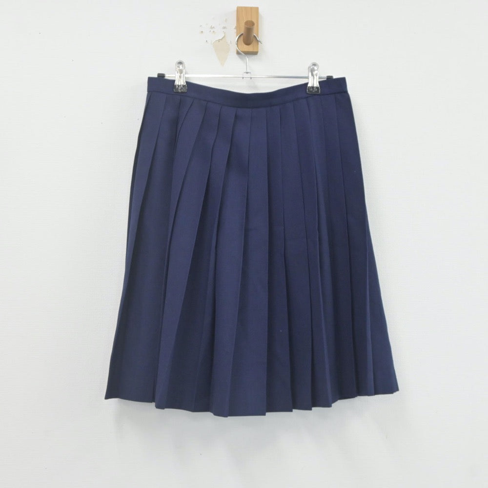 【中古】沖縄県 北谷高等学校 女子制服 2点（シャツ・スカート）sf022751