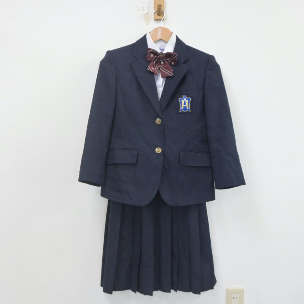 【中古】東京都 足立第十一中学校 女子制服 4点（ブレザー・シャツ・スカート）sf022760