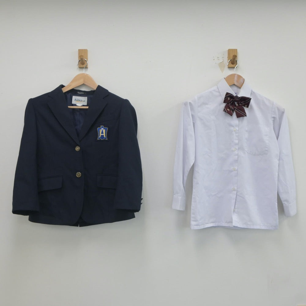 【中古】東京都 足立第十一中学校 女子制服 4点（ブレザー・シャツ・スカート）sf022760