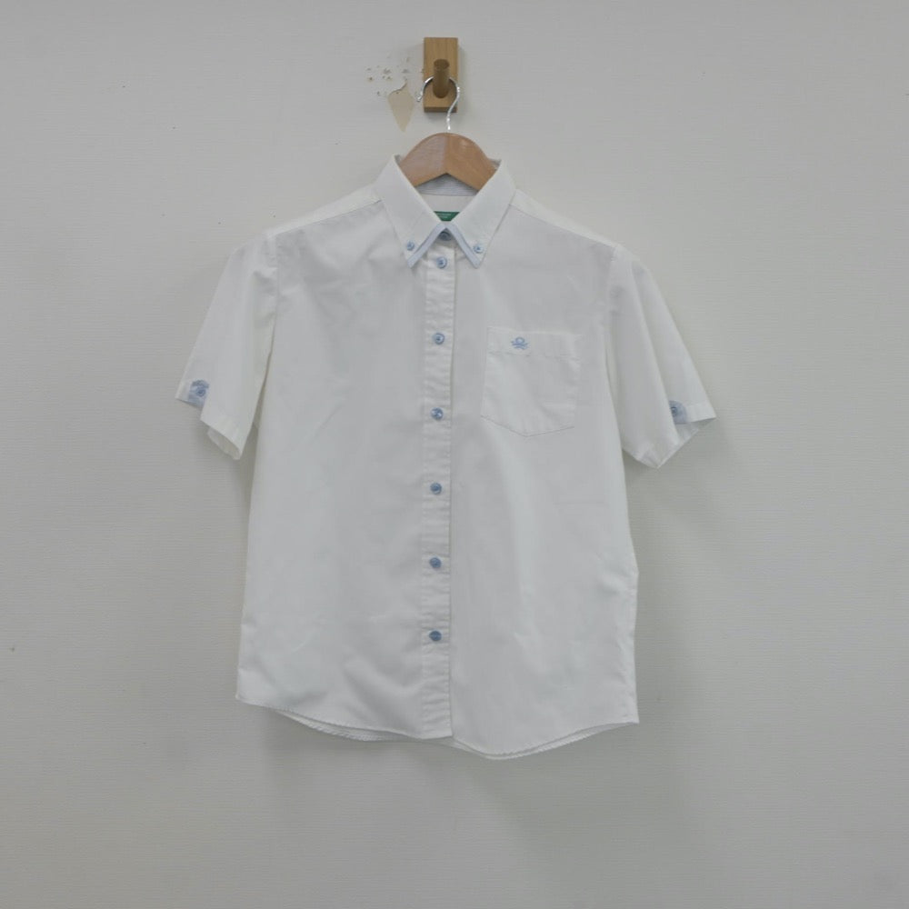 【中古】岡山県 岡山龍谷高等学校 女子制服 3点（シャツ・スカート）sf022765