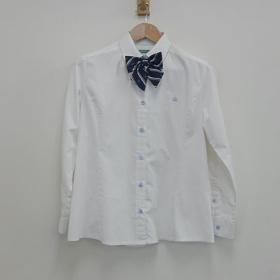 【中古】岡山県 岡山龍谷高等学校 女子制服 3点（シャツ・スカート）sf022766