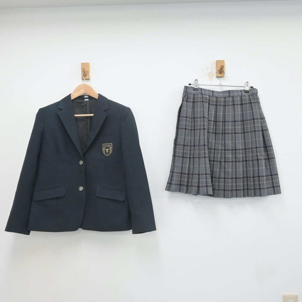【中古】東京都 関東第一高等学校 女子制服 4点（ブレザー・スカート）sf022768