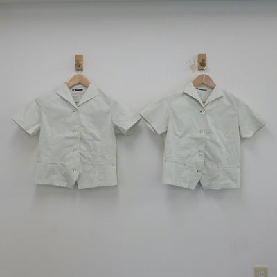 【中古】東京都 安田学園高等学校 女子制服 4点（シャツ・シャツ・スカート）sf022773