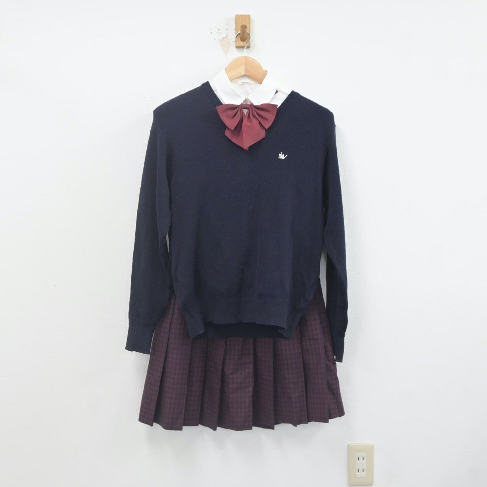 中古制服】群馬県 高崎健康福祉大学高崎高等学校 女子制服 6点（ブレザー・シャツ・ニット・スカート）sf022775【リサイクル学生服】 | 中古制服 通販パレイド