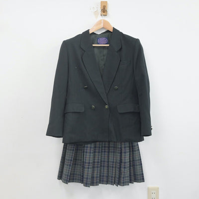 【中古】大阪府 狭山中学校 女子制服 3点（ブレザー・スカート）sf022776