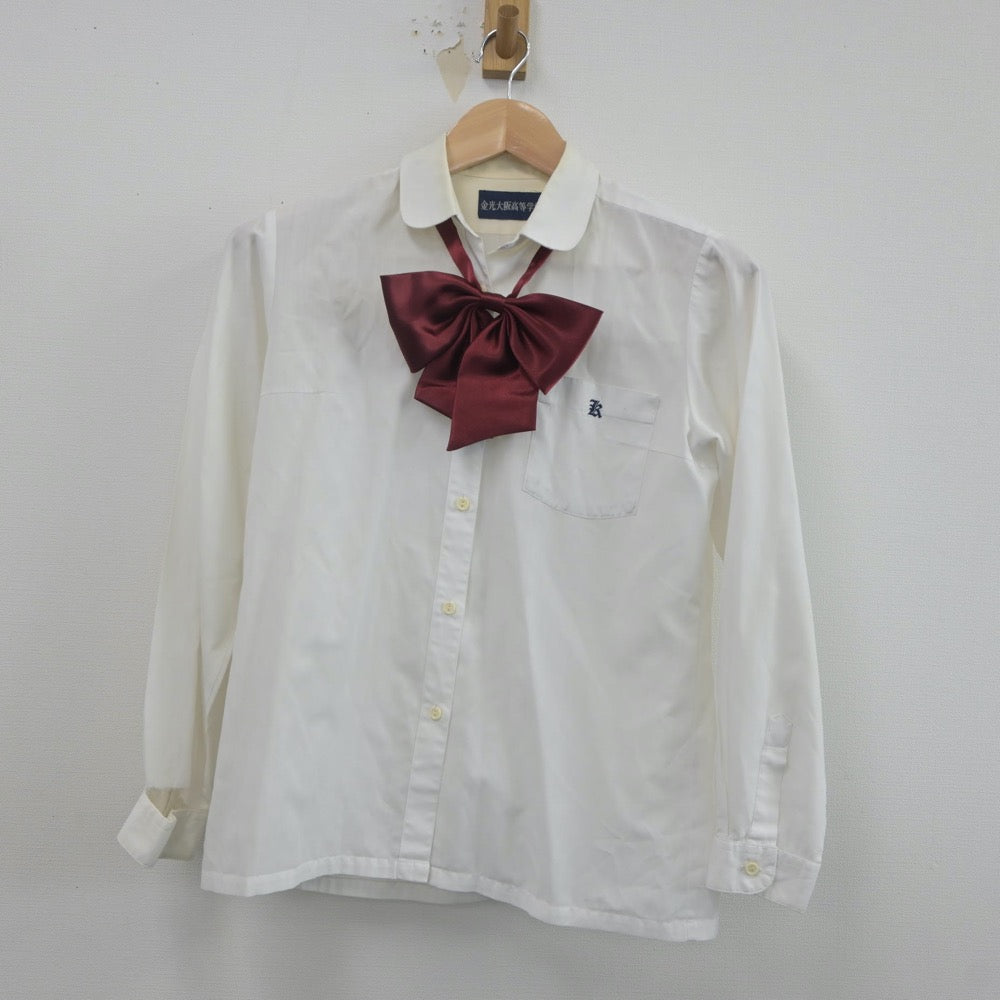 【中古】大阪府 金光大阪高等学校 女子制服 6点（ブレザー・ベスト・シャツ・スカート）sf022784