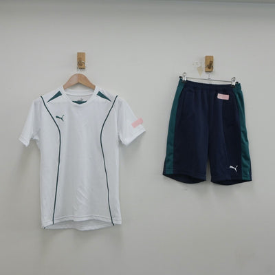 【中古】埼玉県 浦和学院高等学校 女子制服 3点（体操服 上・体操服 下）sf022799