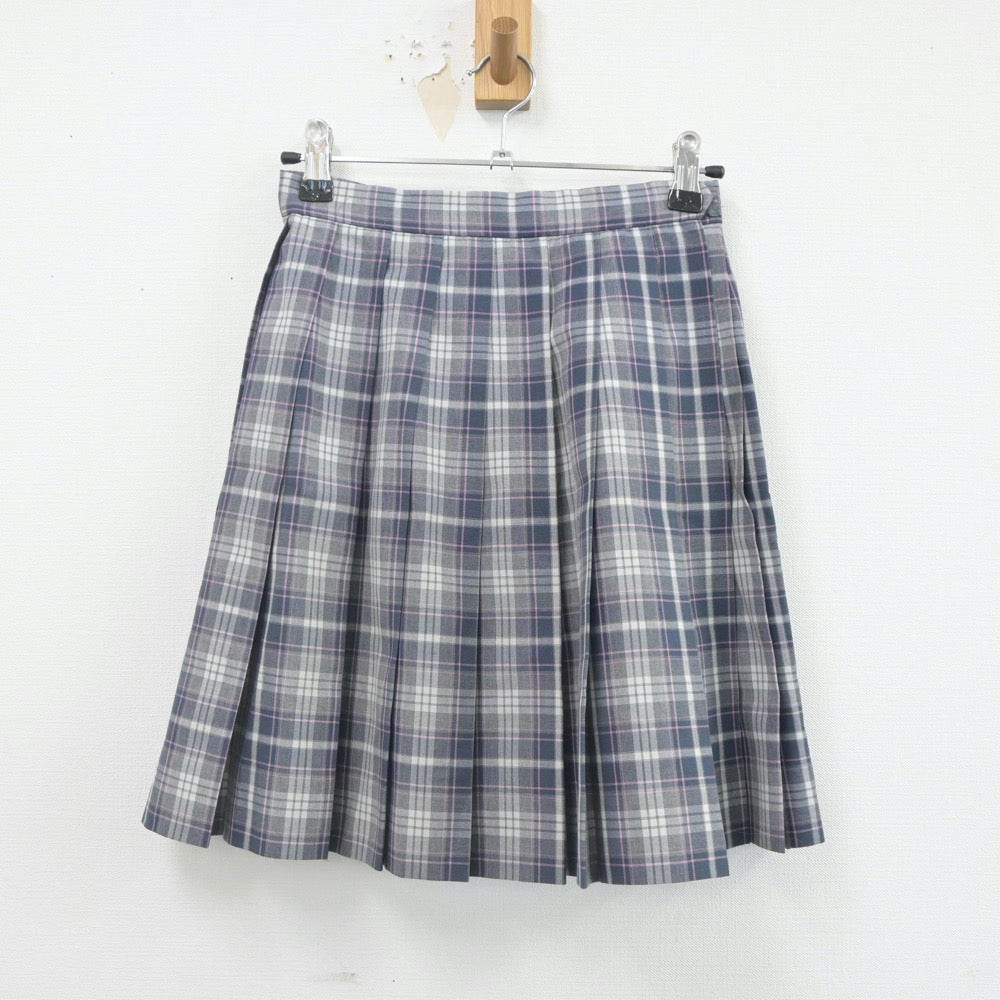 【中古】東京都 白梅学園高等学校 女子制服 3点（ニットベスト・スカート）sf022805