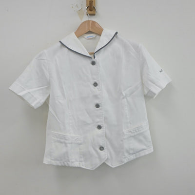 【中古】石川県 小松商業高等学校 女子制服 3点（シャツ・スカート）sf022807