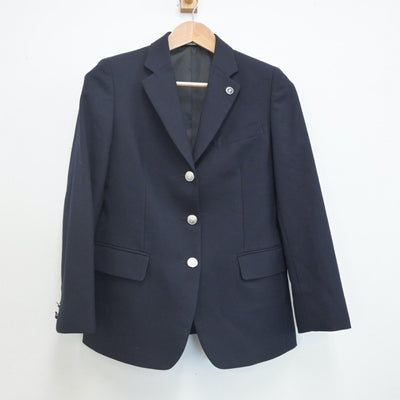 【中古】広島県 クラーク記念国際高等学校 女子制服 3点（ブレザー・スカート）sf022833