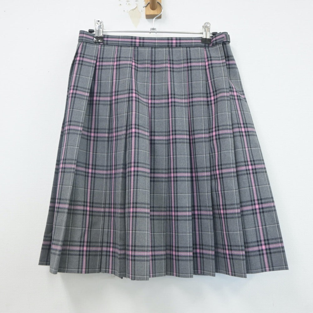 【中古】広島県 クラーク記念国際高等学校 女子制服 3点（ブレザー・スカート）sf022833